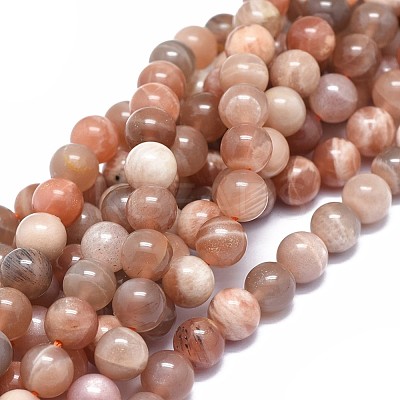 Natural Sunstone Beads Strands G-I249-B03-02-1