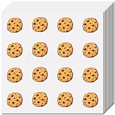 8Pcs Plastic Waterproof Self-Adhesive Picture Stickers DIY-WH0428-179-1