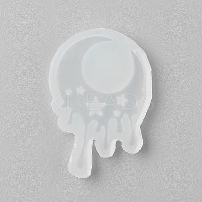 Astronomy Theme Moon with Star Silicone Molds DIY-E021-11-1