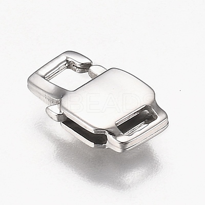 Tarnish Resistant Polished 316 Surgical Stainless Steel Lobster Claw Clasps STAS-Z013-07A-1