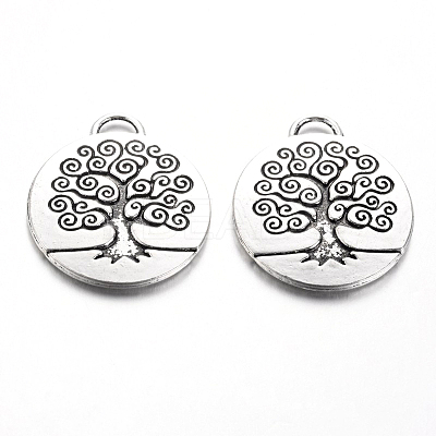 Tibetan Style Alloy Enamel Pendants Setting TIBEP-3395-AS-NR-1