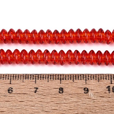 Transparent Glass Beads Strands GLAA-Q113-02A-A05-1