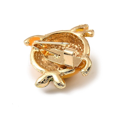 Light Golden Alloy Enamel Brooch JEWB-K018-32E-KCG-1