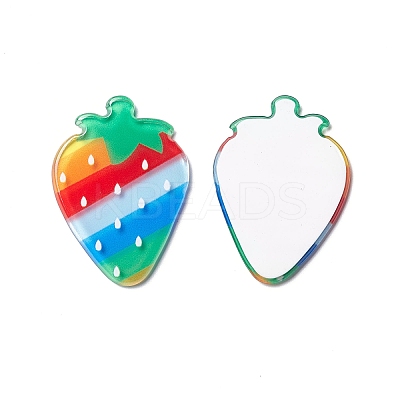 Acrylic Cabochons Suitable for Hair Pins LS-MACR-I038-02-1