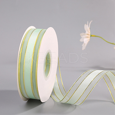 1Roll Solid Color Organza Ribbons ORIB-CY0001-03D-1