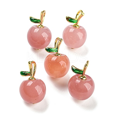 Natural Agate Pendants G-P509-05G-1