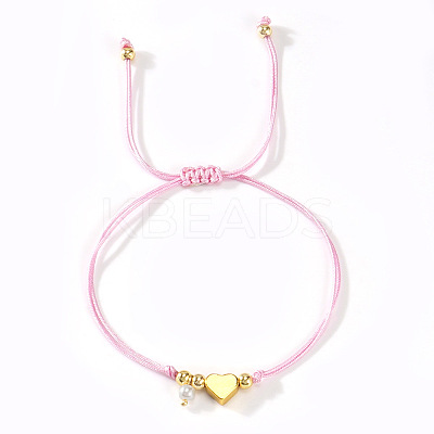 Imitation Pearl Charm Bracelets SI5748-8-1