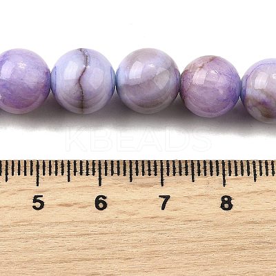 Natural Dyed Marble Beads Strands G-D315-A01-02-10mm-1