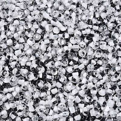 8/0 Inside Colours Transparent Glass Seed Beads SEED-T007-06B-1
