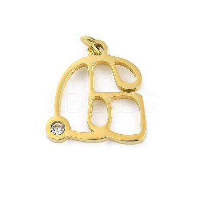 304 Stainless Steel Pendants LS-STAS-R137-01G-G-1