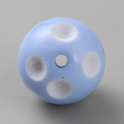 Acrylic Beads MACR-WH20003-02C-1
