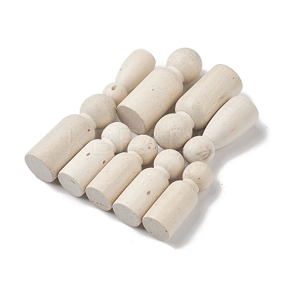 (Defective Closeout Sale: Get Mouldy) Creative Toy Wood People DIY-XCP0002-22-1