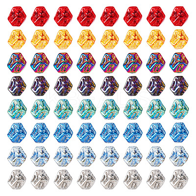 Electroplate Glass Beads Strands EGLA-TA0001-91A-1