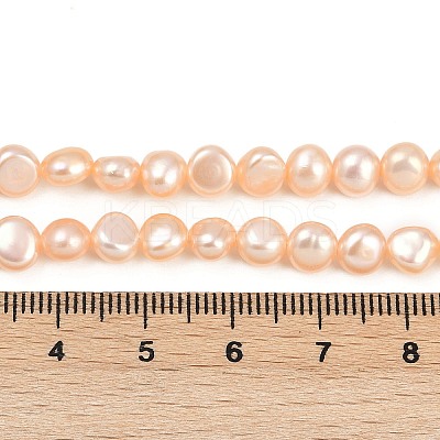 Natural Cultured Freshwater Pearl Beads Strands PEAR-P064-19G-12C-1