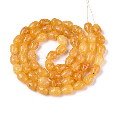 Baking Paint Crackle Glass Beads Strands DGLA-N019-03A-04-1