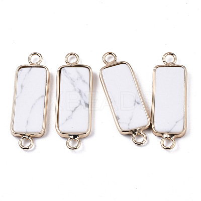 Natural Howlite Links Connectors G-N326-33G-1