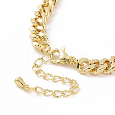 Cubic Zirconia Boy Link Bracelet BJEW-B068-08-1