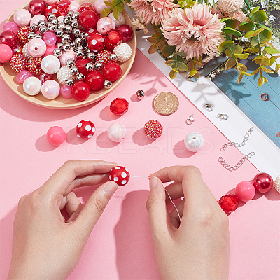 DIY Valentine's Day Jewelry Set Making Kit DIY-NB0009-55-1