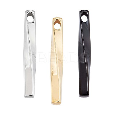 3Pcs 3 Colors 304 Stainless Steel Pendants STAS-UN0034-44-1