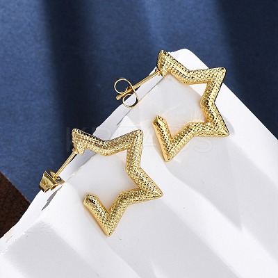 304 Stainless Steel Stud Earrings for Women EJEW-L296-032G-01-1