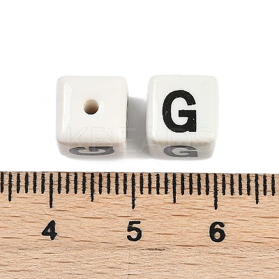 Porcelain Beads X1-PORC-R003-08G-1