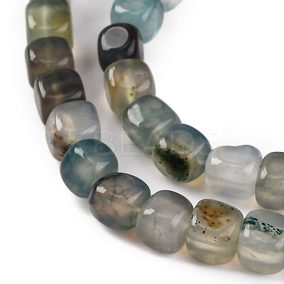 Natural Dragon Veins Agate Beads Strands G-G177-E06-01-1