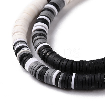 Handmade Polymer Clay Bead Strands CLAY-C003-04D-1