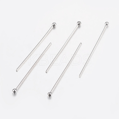 Tarnish Resistant 304 Stainless Steel Ball Head Pins STAS-K172-30P-07-1