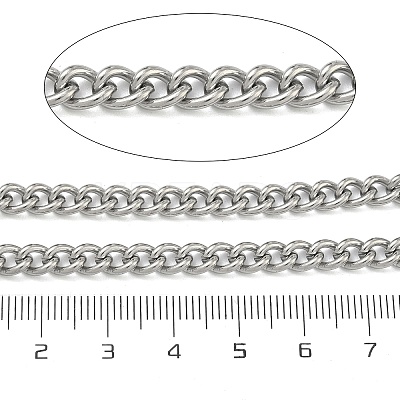 304 Stainless Steel Curb Chains CHS-B016D-P-1