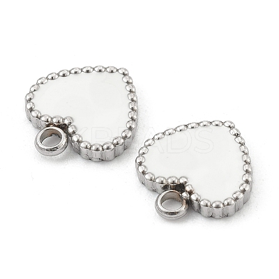 Fashion 304 Stainless Steel Enamel Pendants STAS-Z009-08P-1