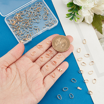 120Pcs Brass Snap on Bails FIND-PH0010-65-1