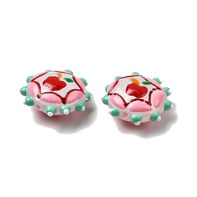 Baking Paint Glass Enamel Beads LAMP-K039-34B-1