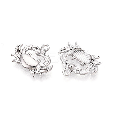 304 Stainless Steel Pendant Rhinestone Settings STAS-T070-01P-1