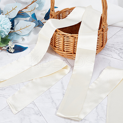 Satin Cloth Ribbon Wrap Around Chain Belt AJEW-WH0314-198B-1
