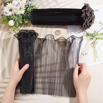 Pleated Gauze Yarn Flower Bouquets Wrapping Packaging OP-GF0001-01B-1