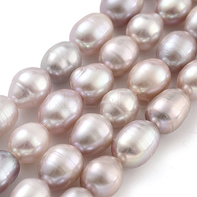 Natural Cultured Freshwater Pearl Beads Strands PEAR-P062-10B-1