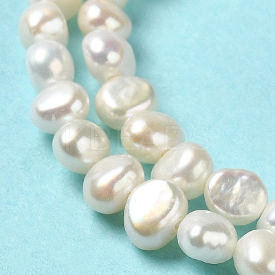 Natural Cultured Freshwater Pearl Beads Strands PEAR-E017-16-1