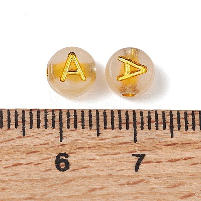 Luminous Transparent Acrylic Beads OACR-P037-01B-A-1