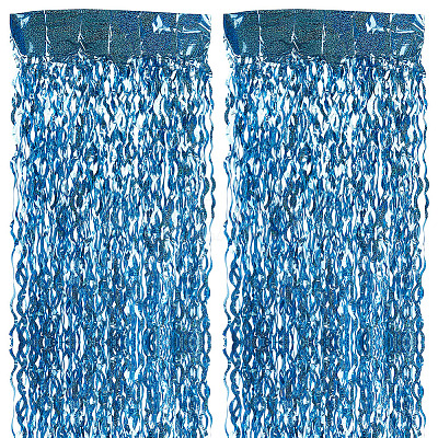 Plastic Foil Fringe Curtains DIY-WH20011-33D-1