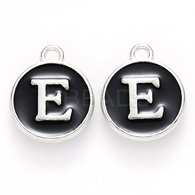 Platinum Plated Alloy Charms X-ENAM-S118-02E-P-1
