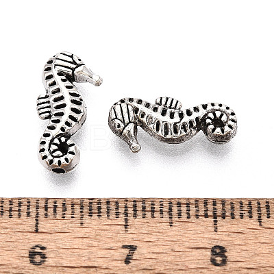 Tibetan Style Alloy Beads TIBEB-T004-15AS-1