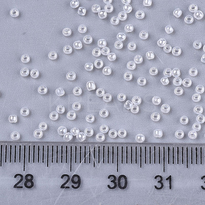 12/0 Imitation Jade Glass Seed Beads SEED-S035-01A-01-1