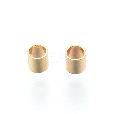 Brass Crimp Beads X-KK-N259-53-1