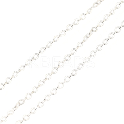 Rack Plating Brass Cable Chains CHC-M001-04S-1