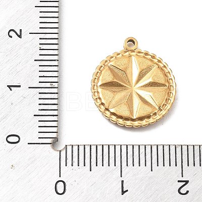 304 Stainless Steel Pendants STAS-I334-06G-1