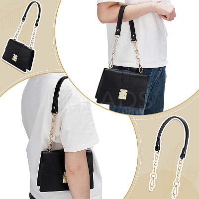 PU Leather & Metal Bag Handles PURS-WH0816-001B-1