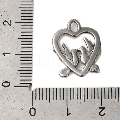 Non-Tarnish 304 Stainless Steel Pendants STAS-N103-58P-1