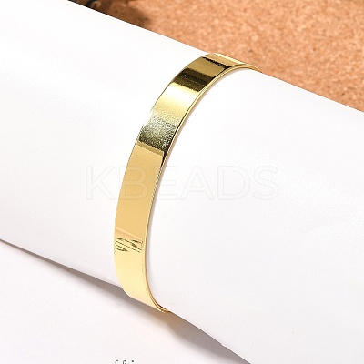 Brass Cuff Bangle LS-BJEW-P168-E03-1