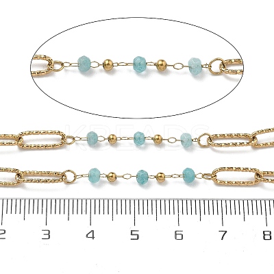 304 Stainless Steel Paperclip Chains CHS-P021-02G-05-1