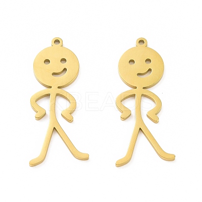 Ion Plating(IP) 304 Stainless Steel Pendants STAS-C003-06G-1